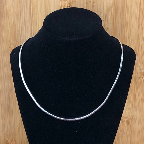 Milor Jewelry - $98 Unique Italian Designer Estate Flex Collar Chain   Marked ITALY 925 MILOR